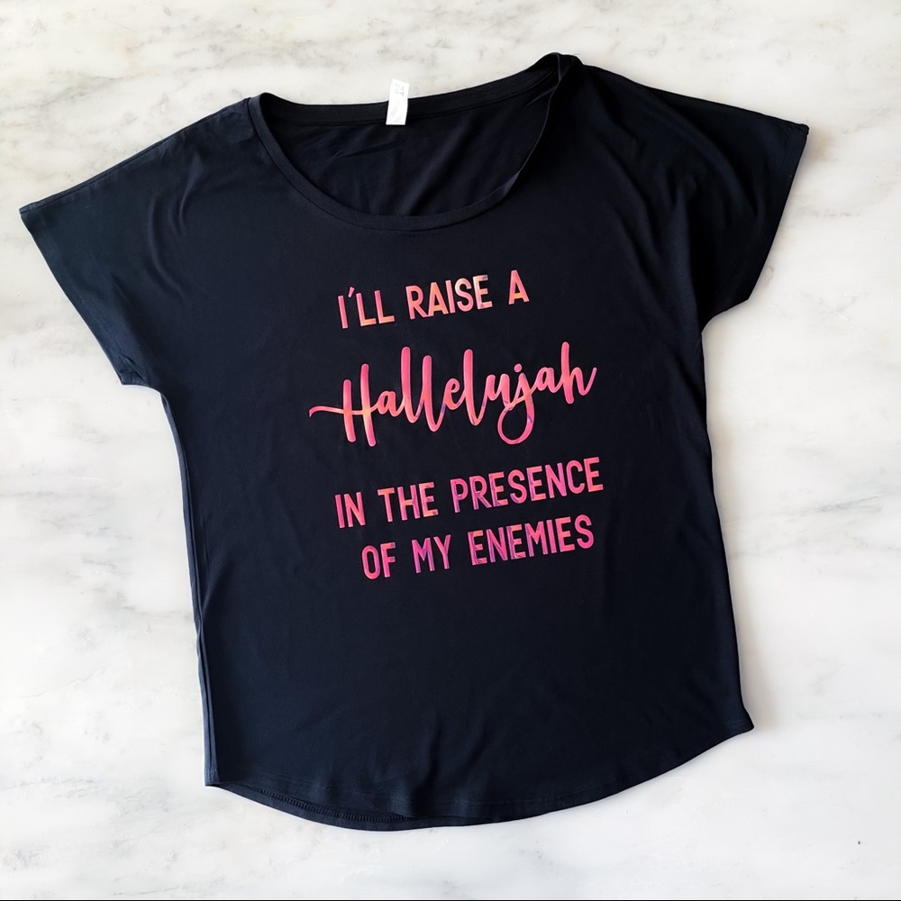 I’ll Raise a Hallelujah Christian T shirt - Picture 2 of 5